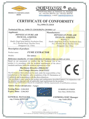 执信环保PURE-AIR-CE-CERTIFICIATION-Page-1