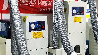 车间烟尘污染大，用执信环保焊接烟尘净化机,轻松解决！