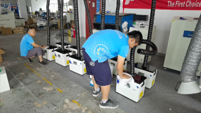 波峰焊烟雾净化器,焊锡烟雾净化器,执信环保10年制造厂家！