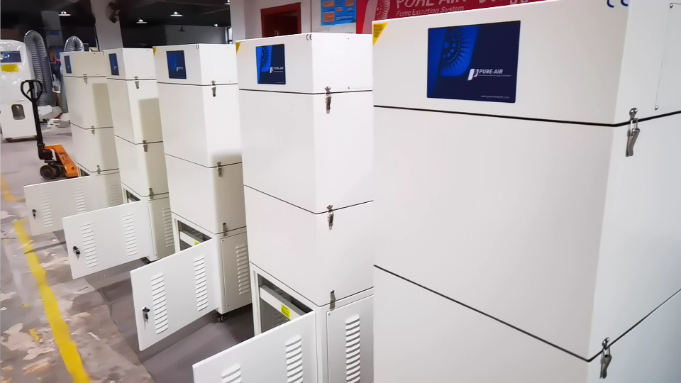 激光切割烟尘净化器,执信环保激光切割净化设备厂家。